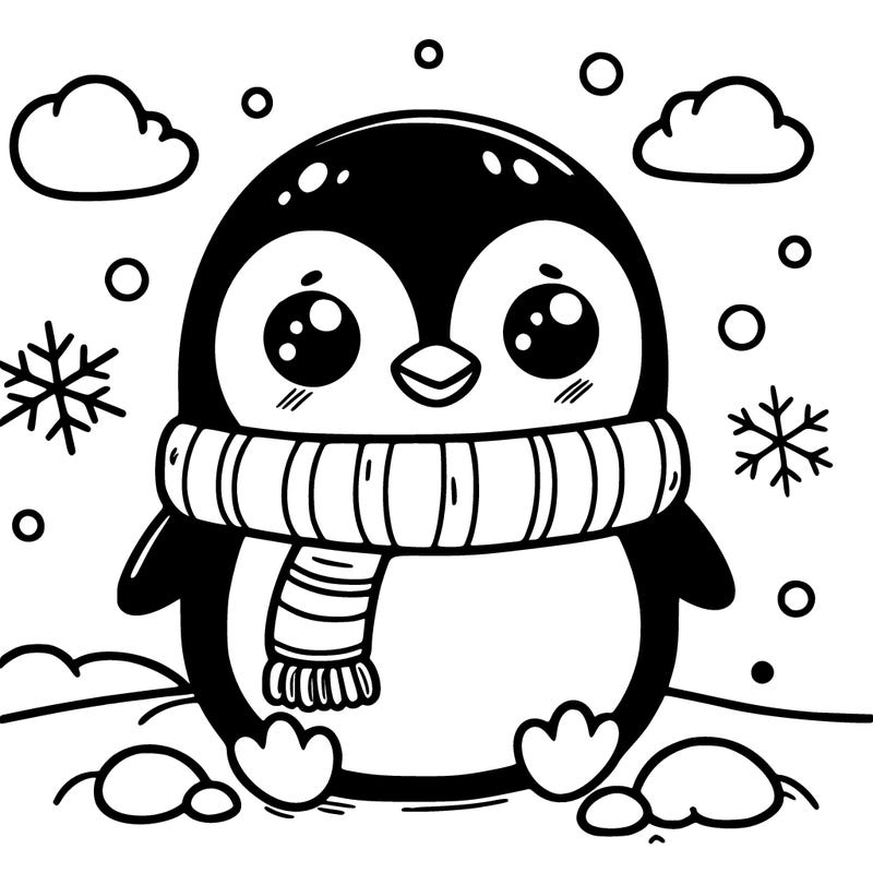 cute penguin