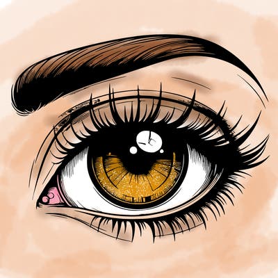 realistic eye