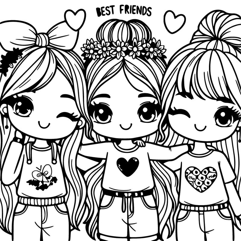 best friends girls