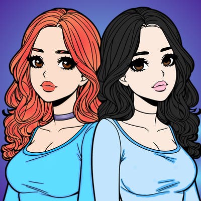 realistic twin sisters