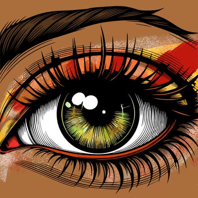 realistic eye