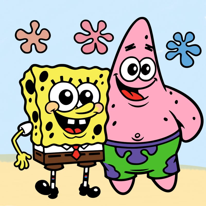 sponge bob with patrick