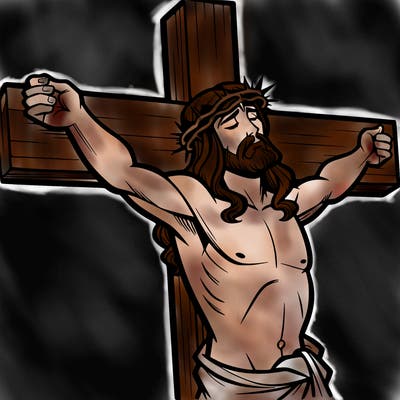 jesus on the cross