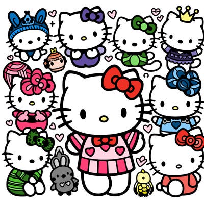hello kitty characters