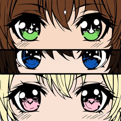 anime eyes