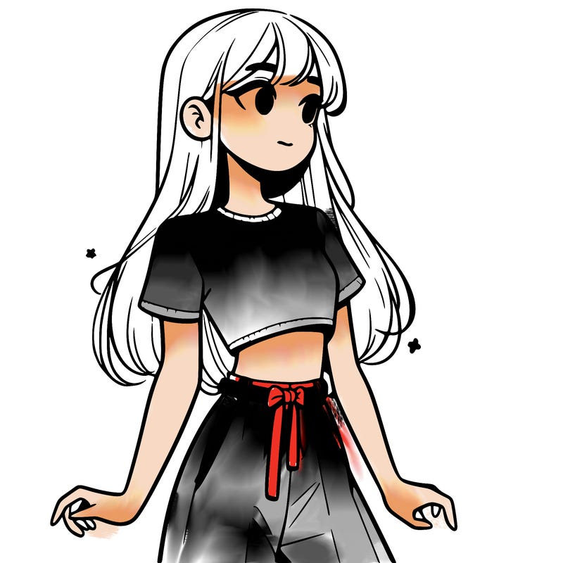 girl in a cute crop top