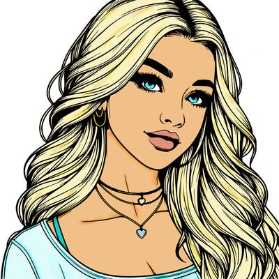 detailed realistic girl