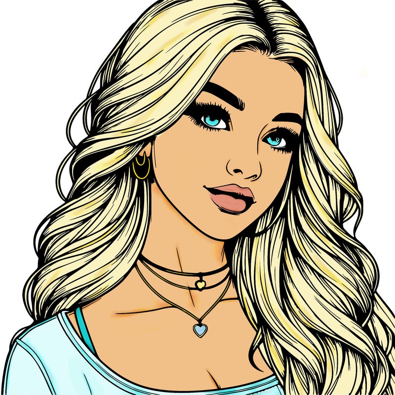 detailed realistic girl