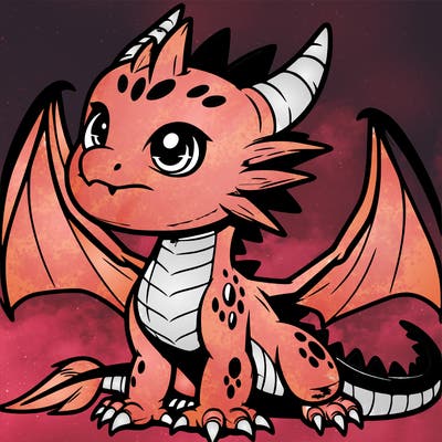 fierce baby night dragon