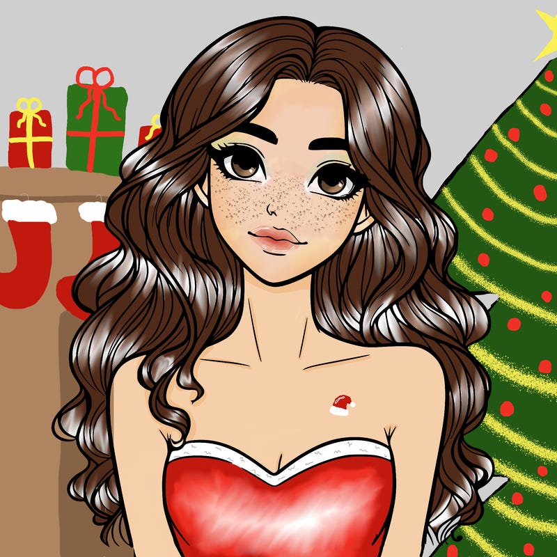 realistic and pretty girl