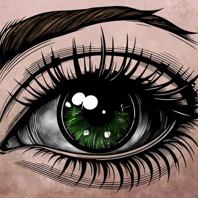 realistic eye
