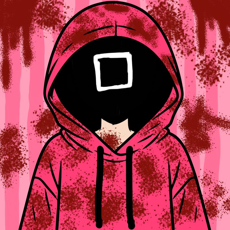 faceless girl in hoodie