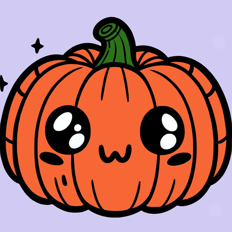 halloween simple pumpkin cute