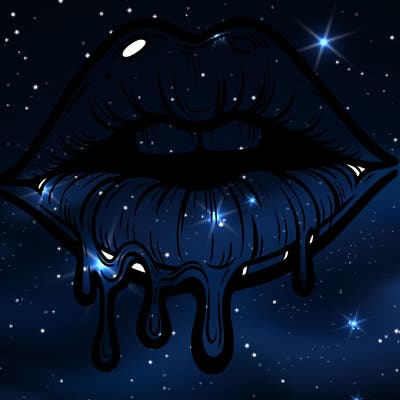 lips that look realistic and drip