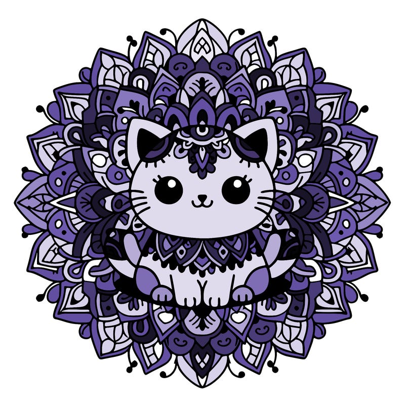 mandala cat