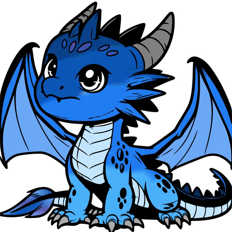 fierce baby night dragon