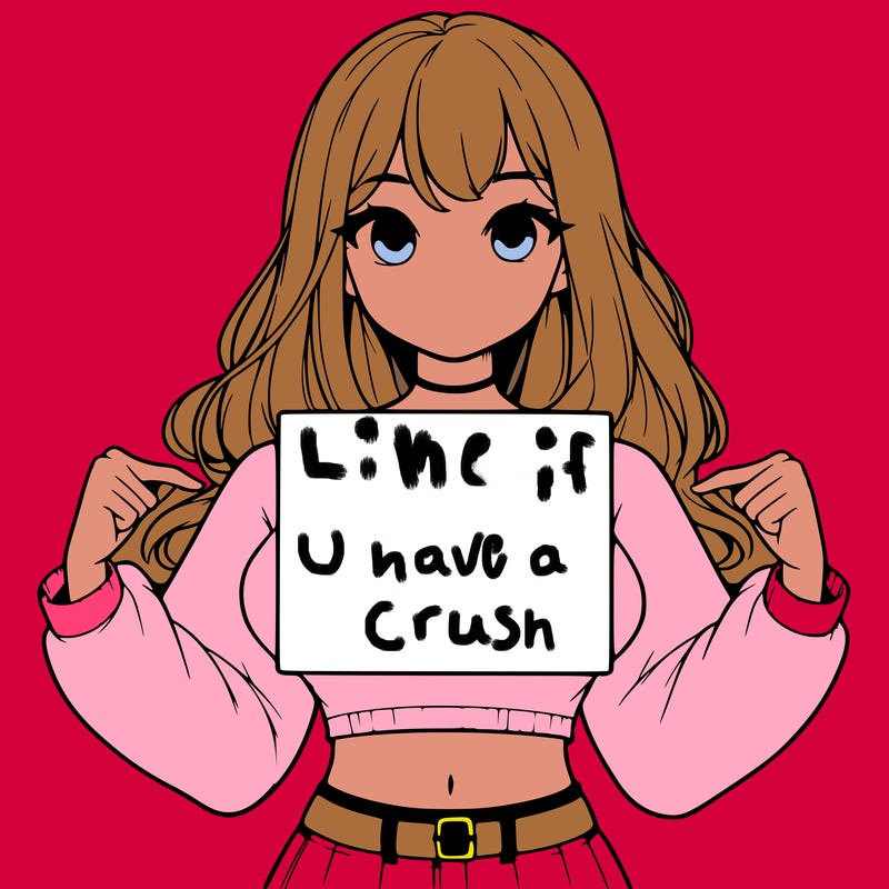 girl holding a blank sign in a long sleeve crop top