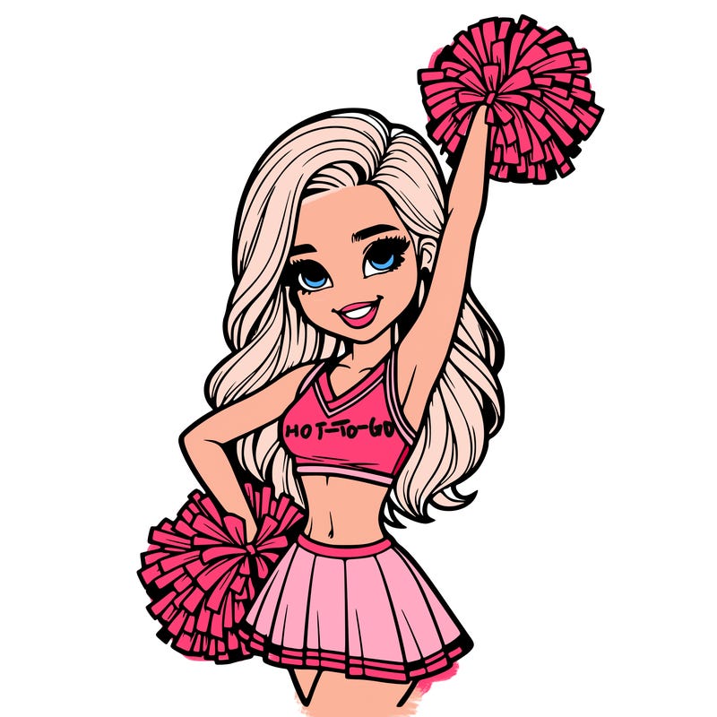 realistic cheerleader