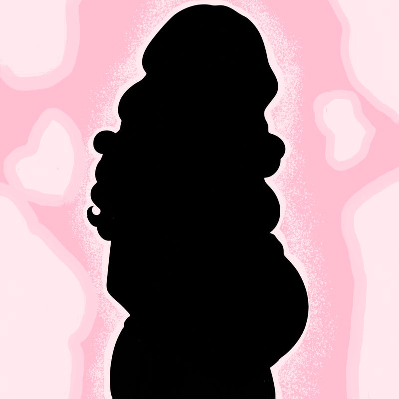 woman heavily pregnant realistic
