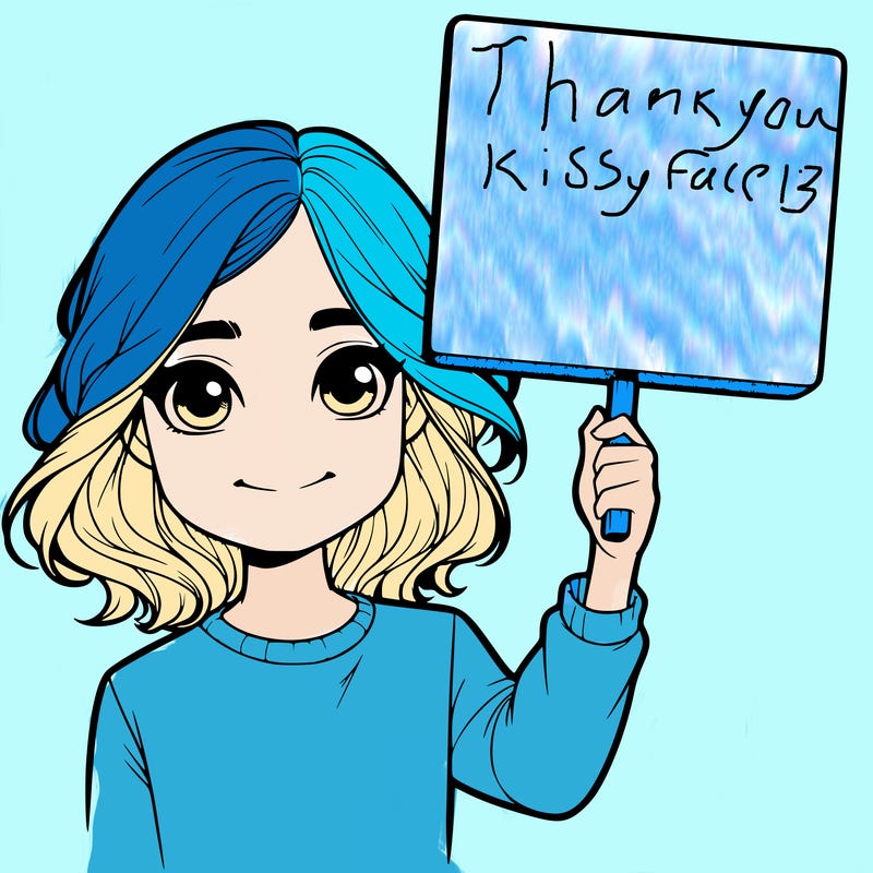 realistic girl holding up a sign