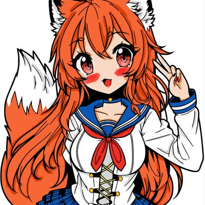 anime fox girl
