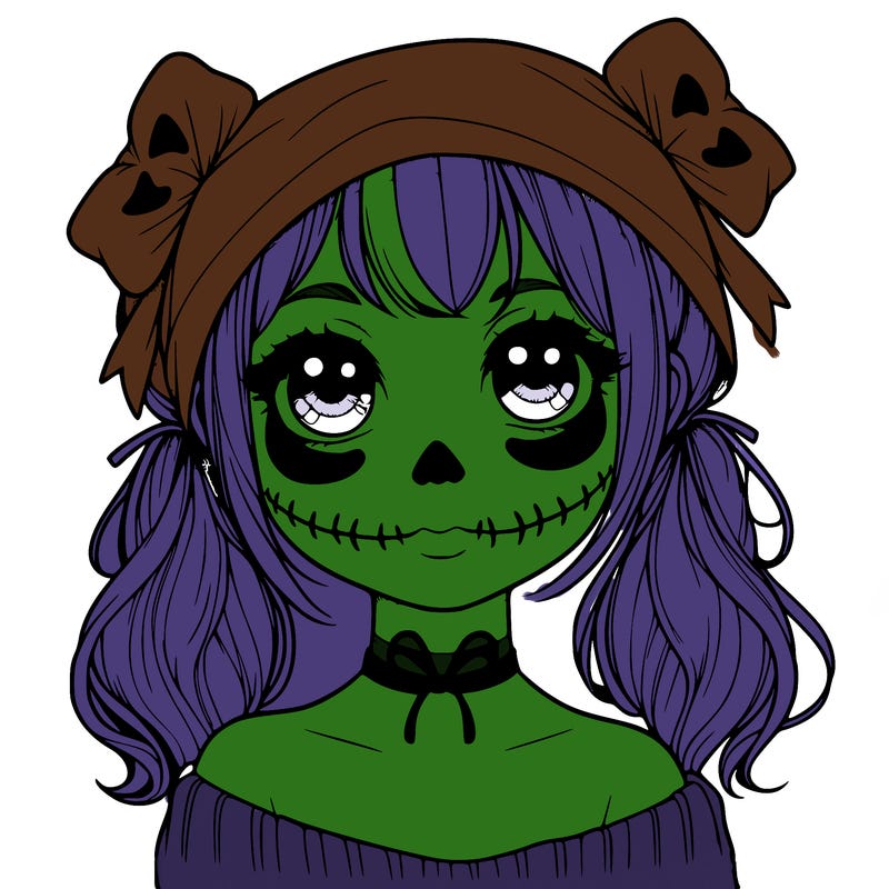 realistic girl halloween