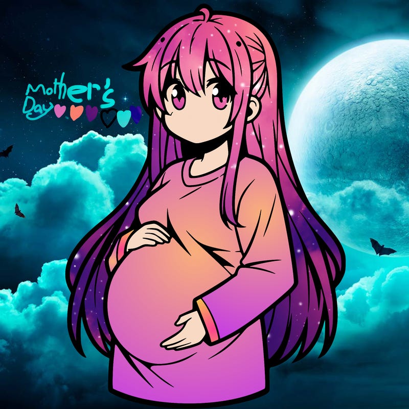 pregnant anime