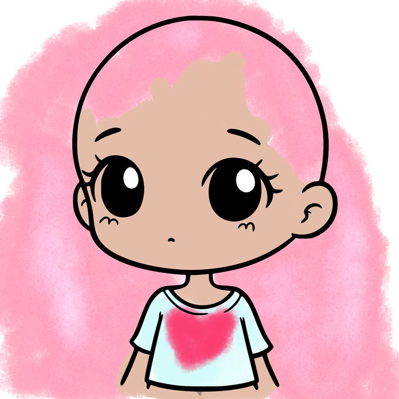 girl with no hair
