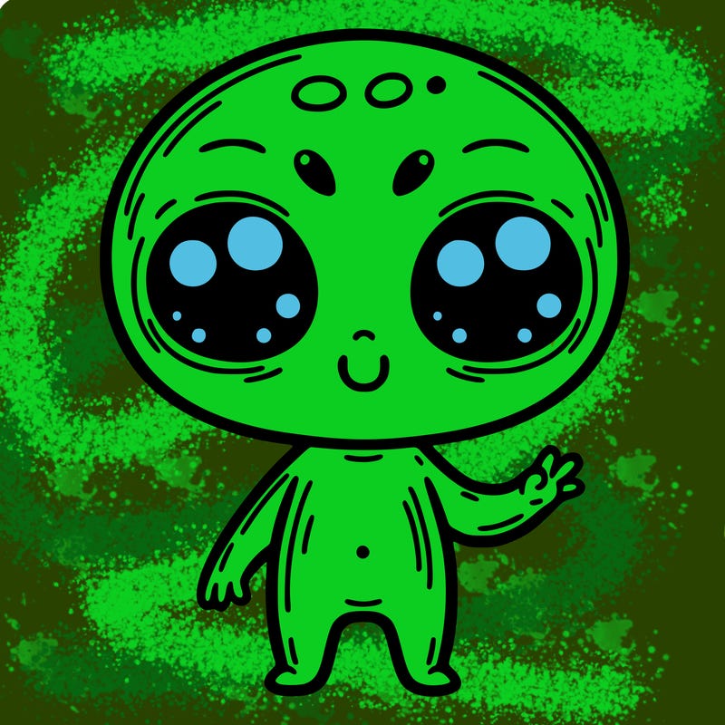 alien cute
