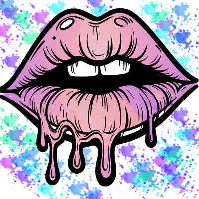 lips that look realistic and drip