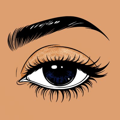 eye closed realistic