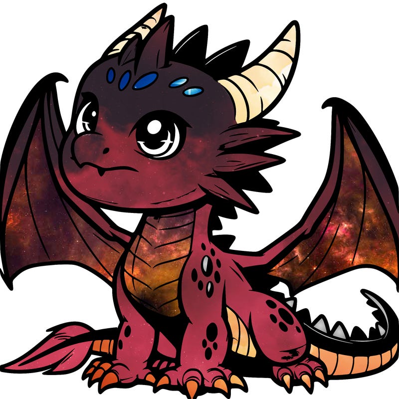 fierce baby night dragon