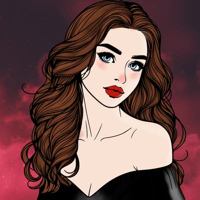 beautiful realistic girl