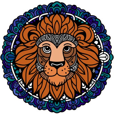 lion mandala