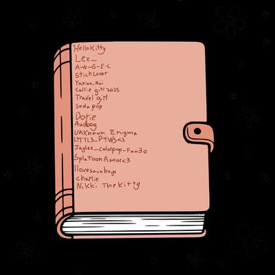 book with empty front cover