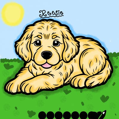 bébé goldon retriver