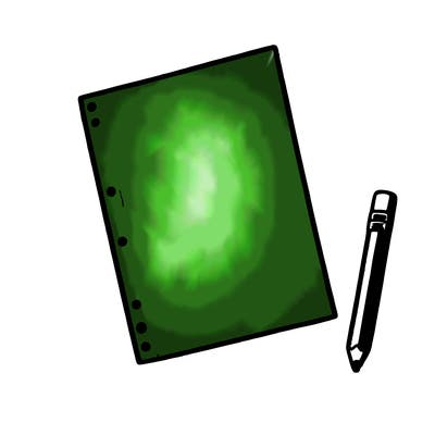 a blank paper
