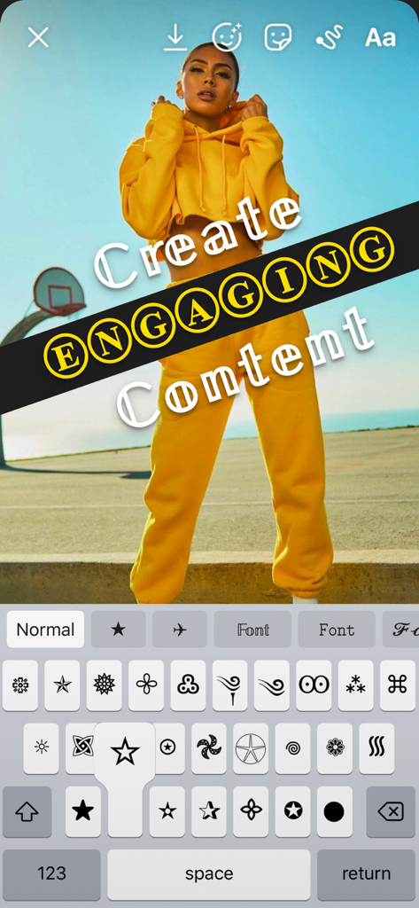 Fonts for iPhone & Keyboards - Creating engaging content using custom fonts and symbols on a mobile keyboard