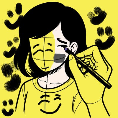 drawing a realistic person