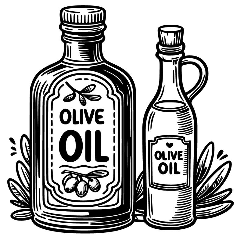 olive oil label