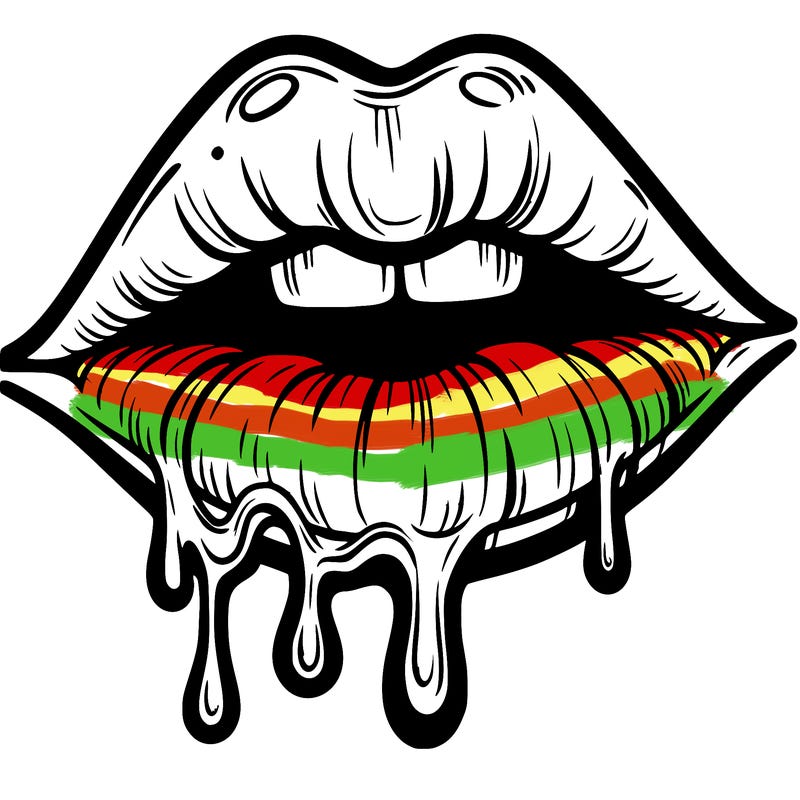 lips that look realistic and drip