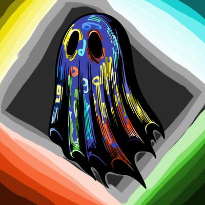 realistic creepy ghost