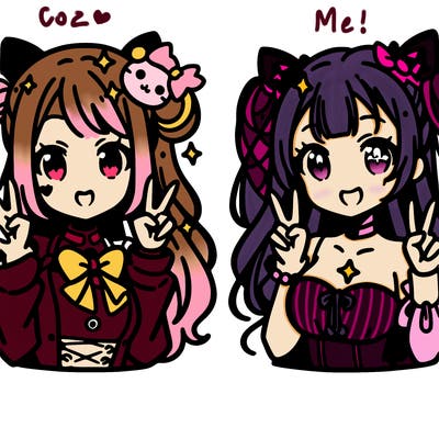 2 anime girls
