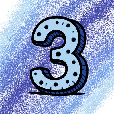 the number 3