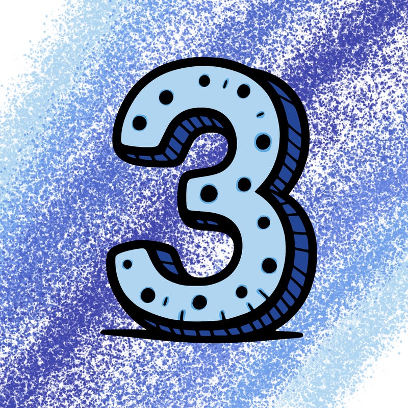 the number 3