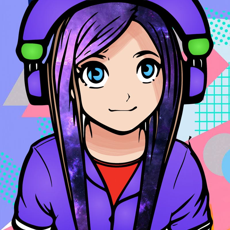 gamer girl, with poky