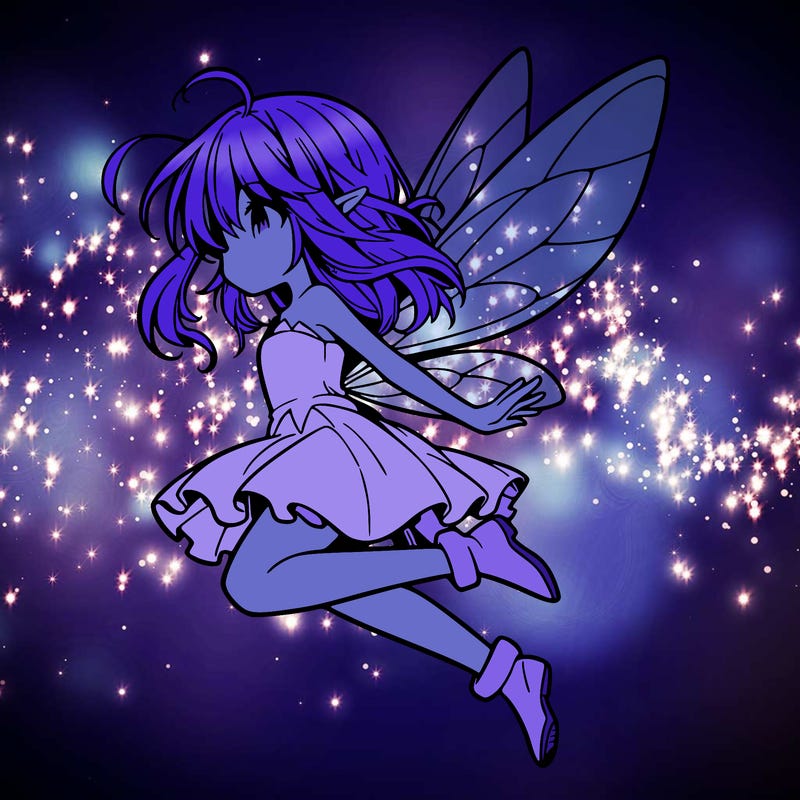manga fairy flying