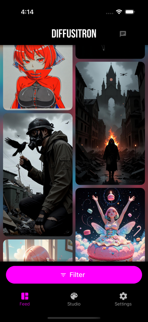 Diffusitron - AI Art - Graphics & Design App | MWM