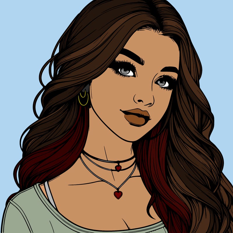 detailed realistic girl