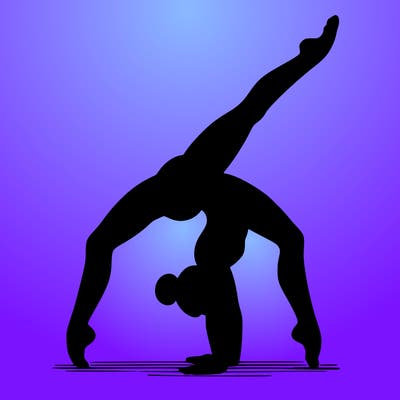 gymnastics handstand split